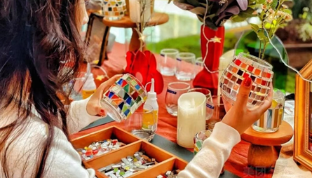 妇女节活动NO.4-土耳其马赛克烛台DIY- 三八活动三八妇女节活动女神节活动