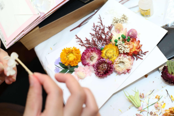 妇女节活动NO.19-干花相框画艺-用艺术和美丽装扮生活- 三八活动三八妇女节活动女神节活动