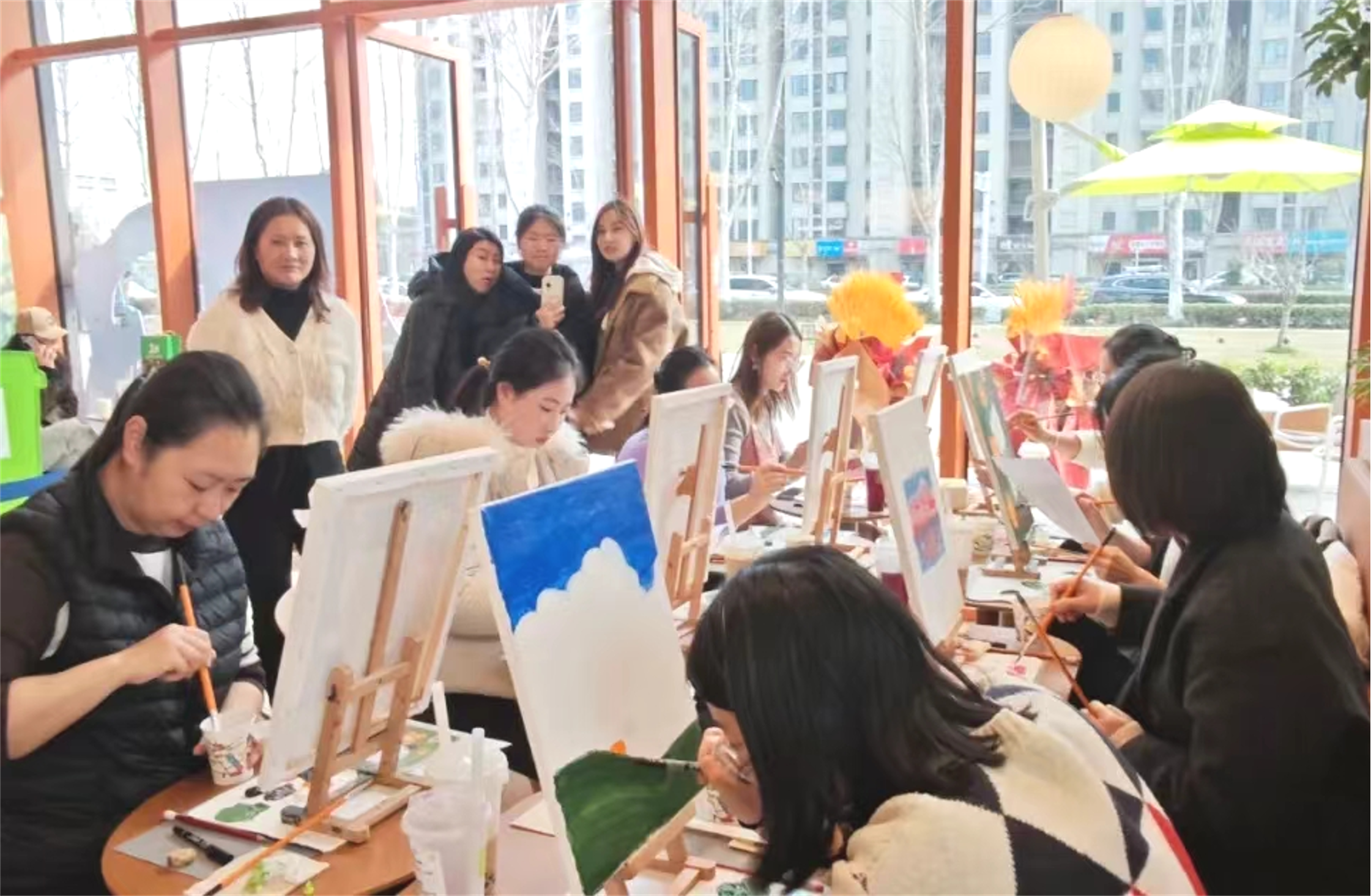 妇女节活动NO.11-油画-0基础也能绘出自己的天空- 三八活动三八妇女节活动女神节活动